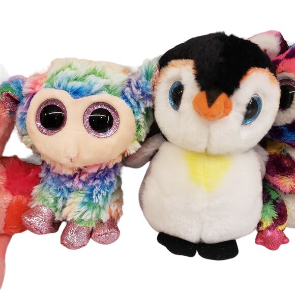 Ty Beanie Boos Bundle Halloween Cat Potion Kangaroo Kipper Plush Toys - Picture 3 of 16